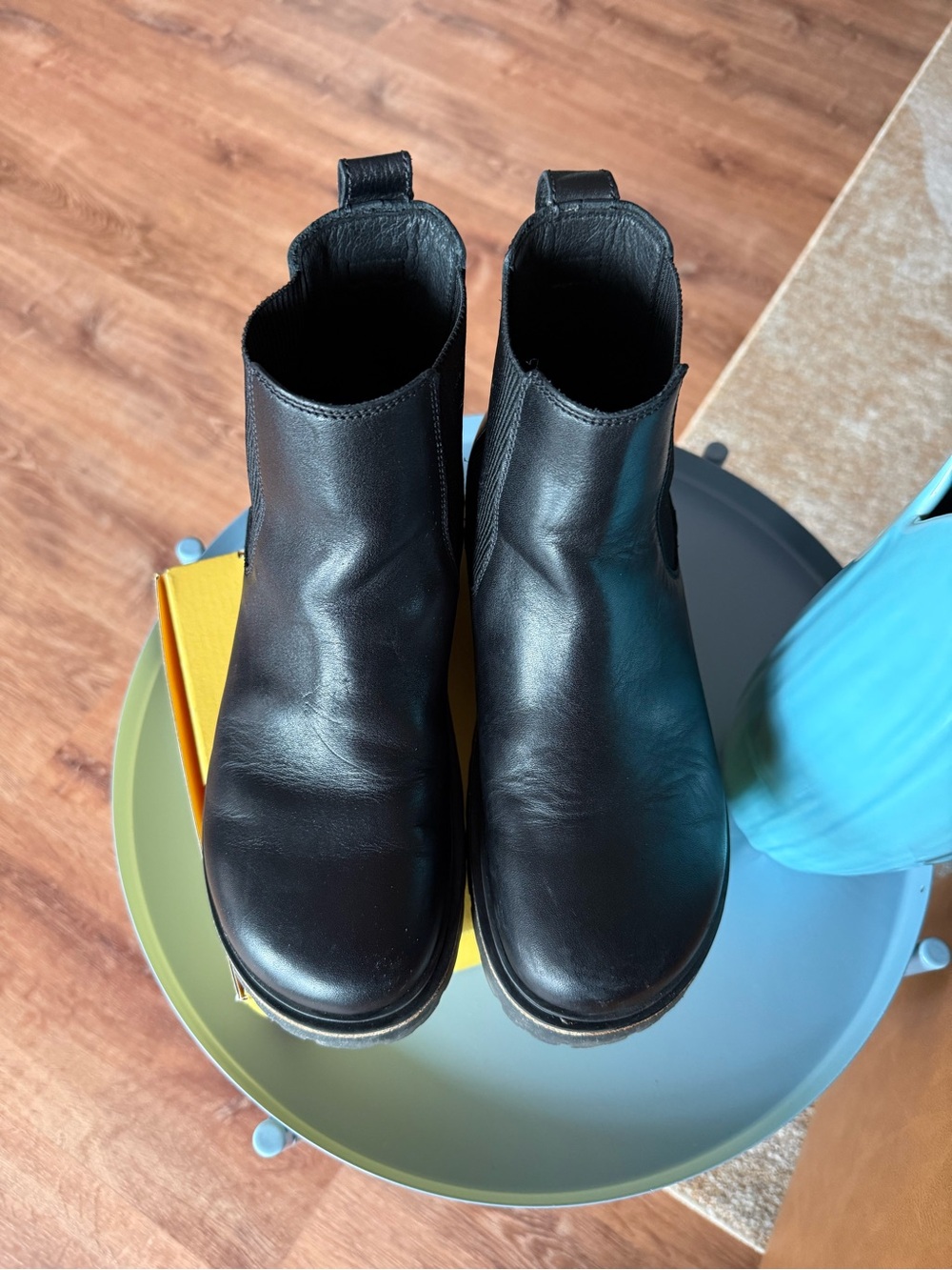 Birkenstock Black Leather Chelsea Boots - Picture 2 of 3